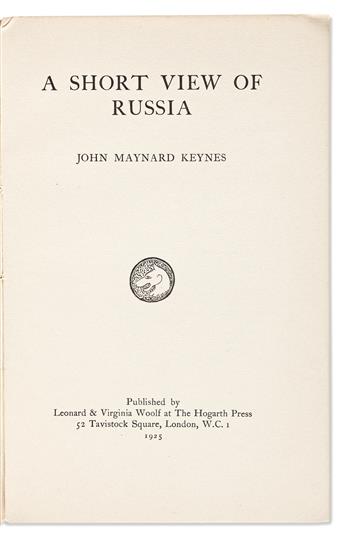 [Economics] Keynes, John Maynard (1883-1946) The End of Laissez-Faire.